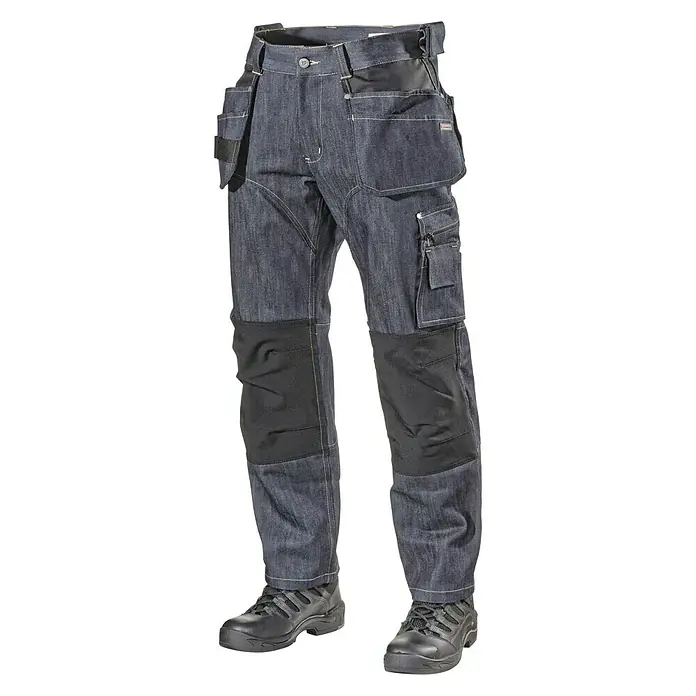 L.Brador Werkbroek, heren 108B - Kledingmaat: 56, Blauw - Vooraanzicht
