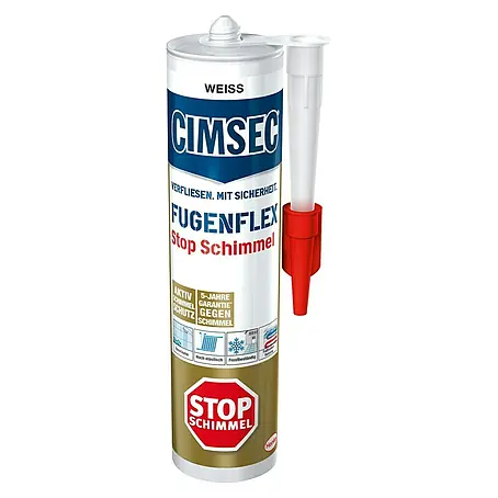 Cimsec  Silikon-Dichtungsmasse Fugenflex Stop Schimmel