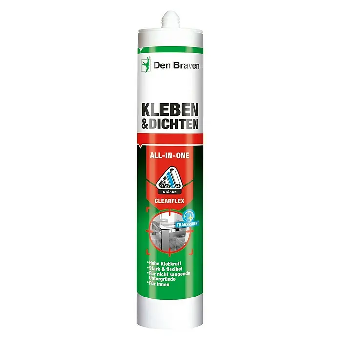 Den Braven Klebstoff Clearflex - 300 ml
