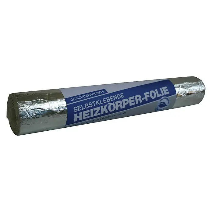 Reflektorfolie für Heizkörper - 2,5 x 0,98 m, Aluminium