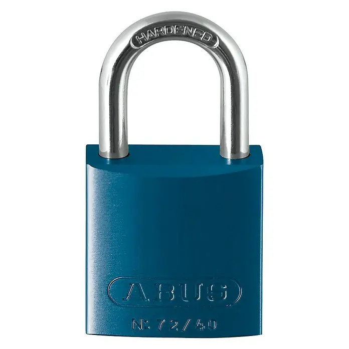 Abus Ključavnica 72/40 - Do x Š x V: 19 x 40 x 74 mm, Debelina obešala: 6,5 mm, Material obešala: Posebno jeklo - Pogled od spredaj