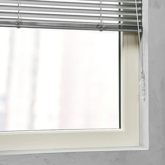 Žaluzina Basic - Š x V: 80 x 140 cm, Srebrne boje, Aluminij - Detaljan prikaz