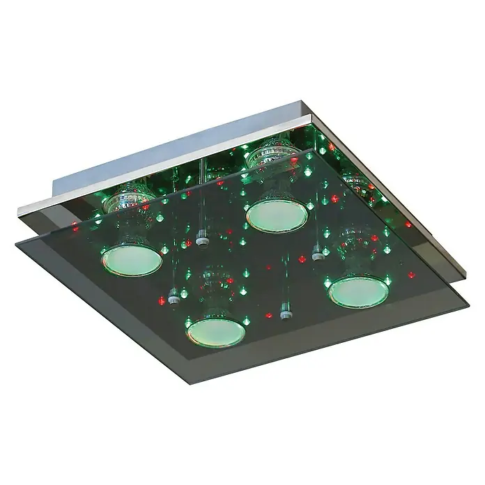 Tween Light LED-Deckenleuchte Susa - 26,82 W, L x B x H: 28 x 28 x 7,5 cm, Warmweiß