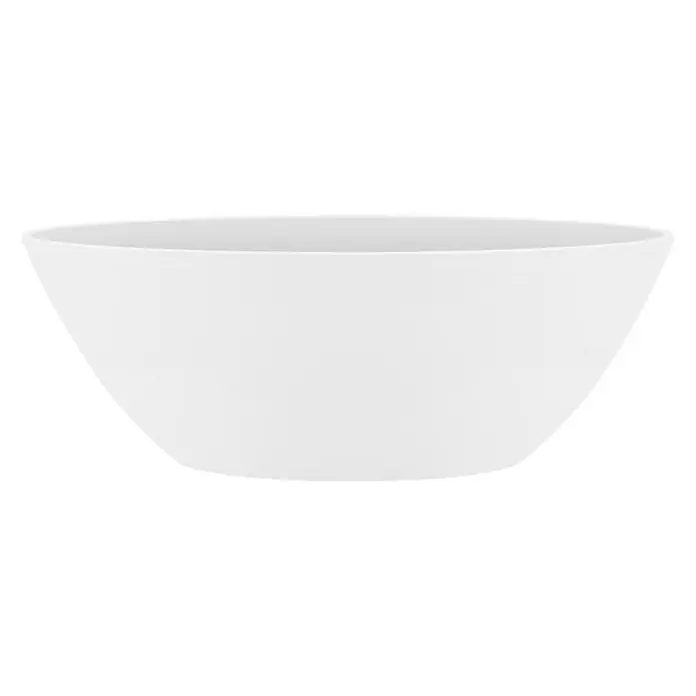 Elho Brussels Ukrasna posuda - Vanjska dimenzija (D x Š x V): 36 x 16,2 x 13 cm, Plastika, Bijele boje - Pogled odozgo