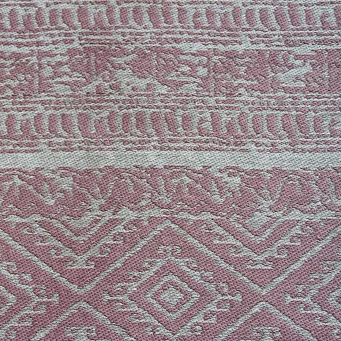Kayoom Teppich Sunny 100 - Pink, L x B: 150 x 80 cm, 100% Polyester - Detailaufnahme