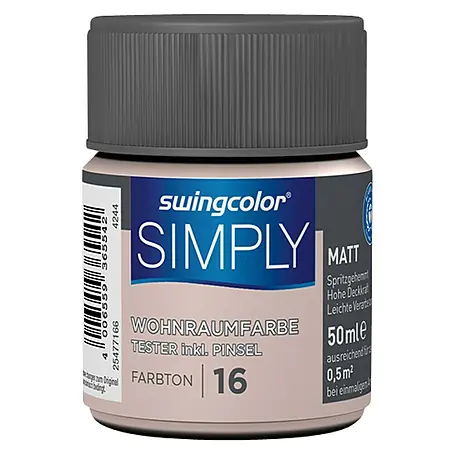 swingcolor  Boja za zid SIMPLY Tester