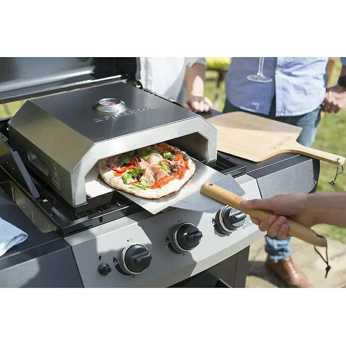 Buschbeck Pizzaofen Firebox - Passend für: Buschbeck Gartengrillkamin - Linke Seitenansicht