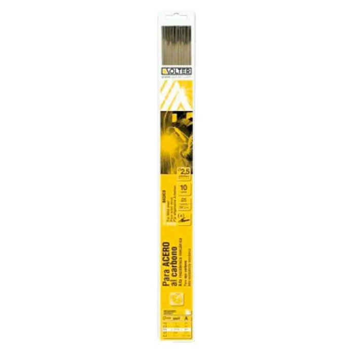 Solter Electrodo - Diámetro: 2,5 mm, Intensidad de corriente: 40 A - 60 A, 10 ud.