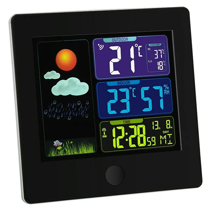 TFA Dostmann Wetterstation Sun - Digital, Reichweite Sensor: 60 m - Vorderansicht