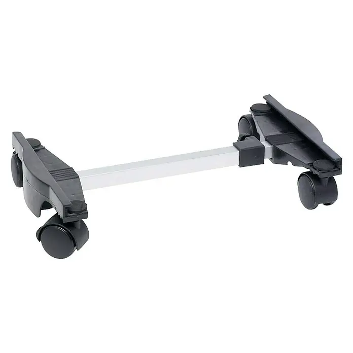 Toyotomi Carro con ruedas ajustable - L x An x Al: 45 x 9,39 x 26 cm, Gris