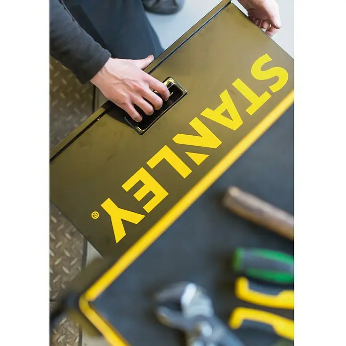 Stanley Carro portaherramientas STMT1-74305 - L x An x Al: 68 x 85,5 x 47 cm, Acero, Amarillo/Negro, No incluye herramientas