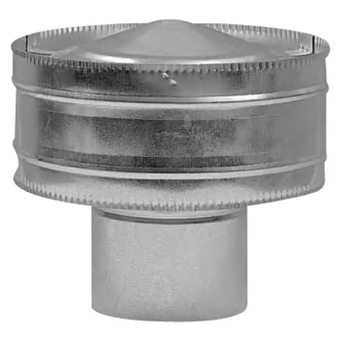 Sombrerete Antirrevoco - Diámetro: 110 mm, Zincado, Plateado