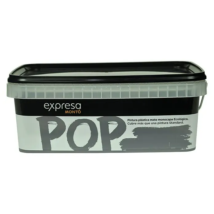 Montó Pop Pintura para paredes - Gris tormenta, 2,5 l, Mate