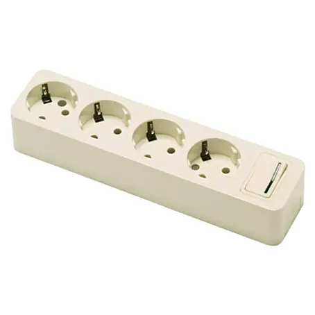 Famatel  Base de enchufe múltiple con interruptor