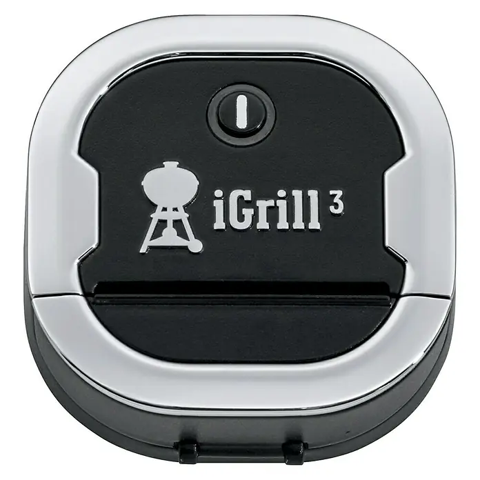 Weber Termometar za roštilj iGrill 3 - Mjerni opseg: -30 °C - 300 °C, Bluetooth, 2 mjerna osjetnika - Pogled sprijeda