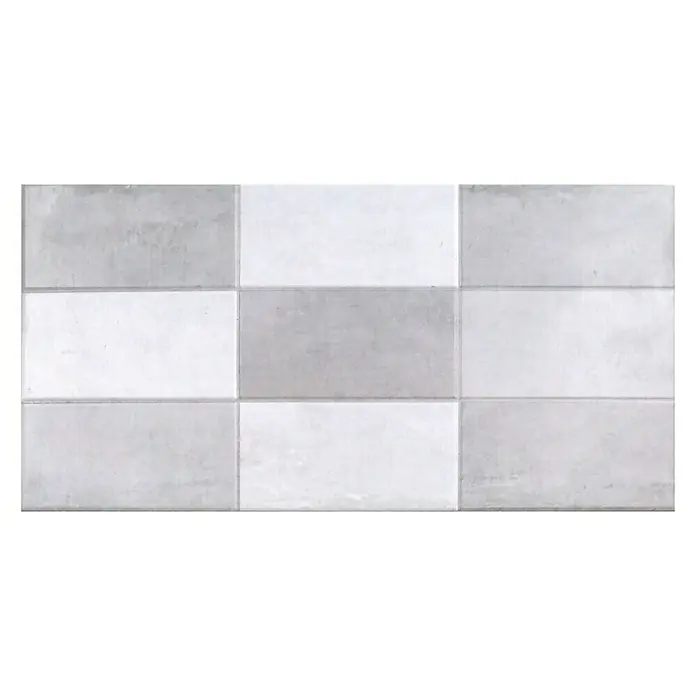 Revestimiento cerámico Cell Berlín - 25 x 50 cm, Gris, Efecto cemento - Vista superior