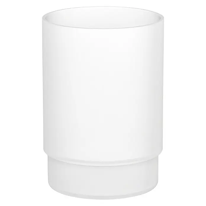 Lenz Soulution Zahnputzglas - Durchmesser: 66 mm, Glas - Linke Seitenansicht