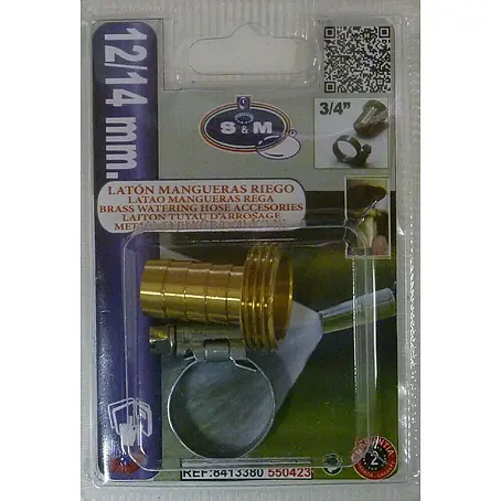 Adaptador para manguera Macho