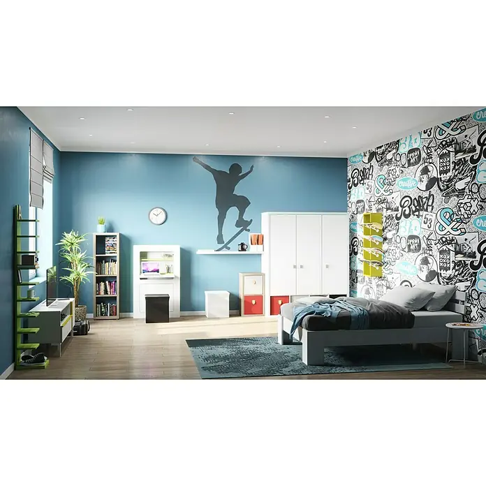 Phönix Caro Drehtürschrank - L x B x H: 55 x 150 x 185,4 cm, Weiß - Stimmungsaufnahme