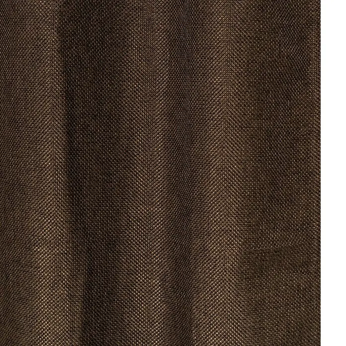 Cortina con ollaos Cindy - 140 x 270 cm, 100% poliéster, Chocolate