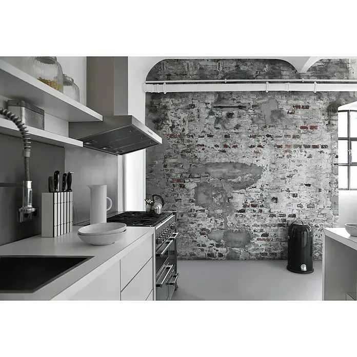 Rasch Fototapete Mauerwerk - B x H: 300 x 418,5 cm, Vlies