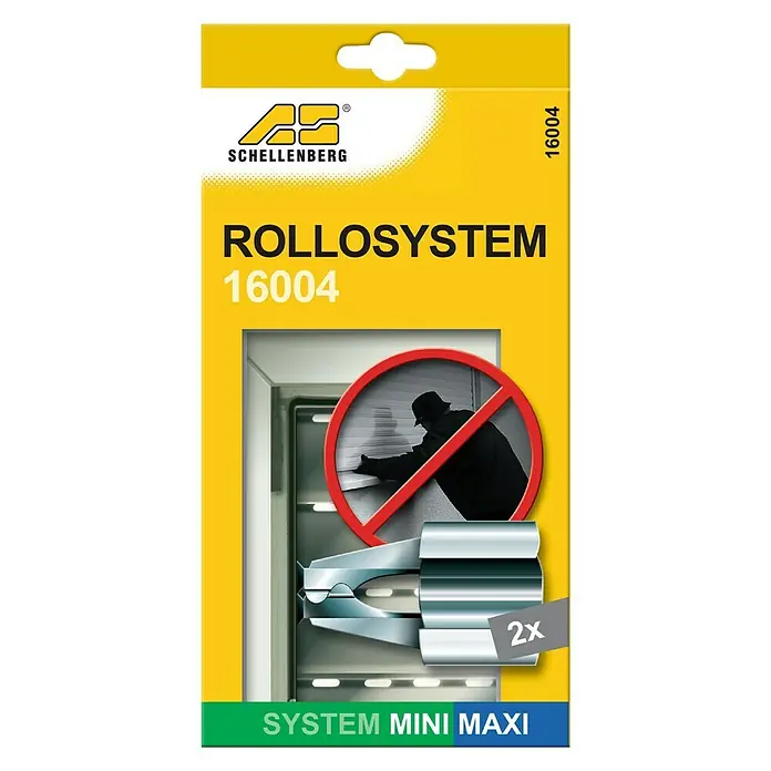 Schellenberg Protección antirrobo para persianas - 2 ud., Acero, Zincado