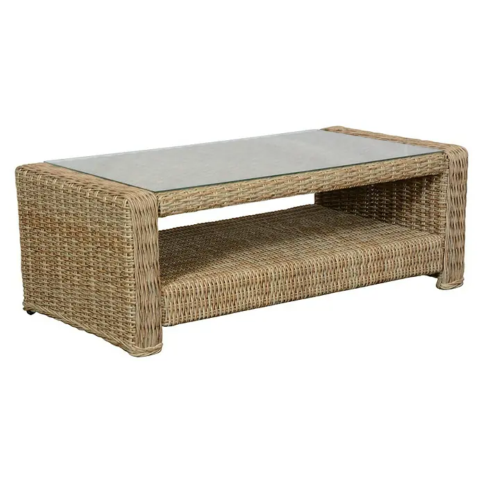 Mesa auxiliar de jardín Gotland - L x An x Al: 111 x 56 x 41 cm, Arena