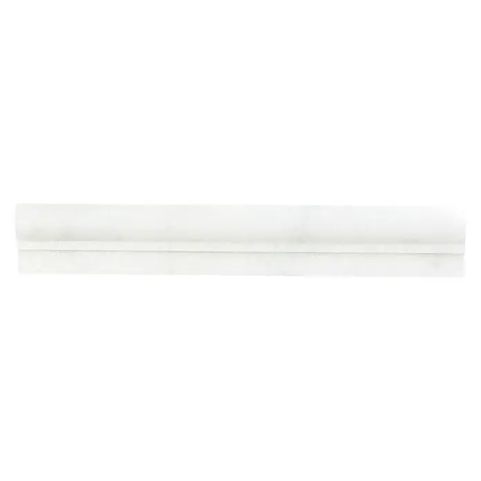 Fliesenbordüre Ibiza White PO 42348 - 30,5 x 4,8 cm, Weiß, Matt - Ansicht von oben