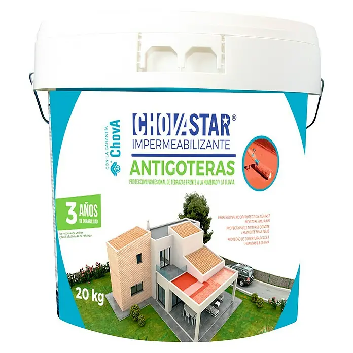 Chova Impermeabilizante ChovASTAR antigoteras - Blanco, 20 kg