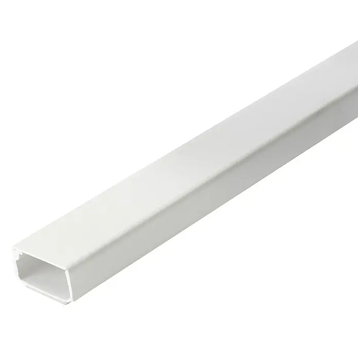 Inofix Canaleta para cables adhesiva - L x An x Al: 200 x 2,1 x 1,15 cm, Blanco