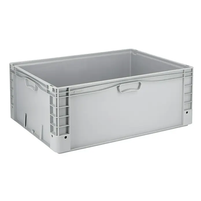 Surplus Systems Eurobox - L x B x H: 80 x 60 x 32 cm, Kunststoff, Grau