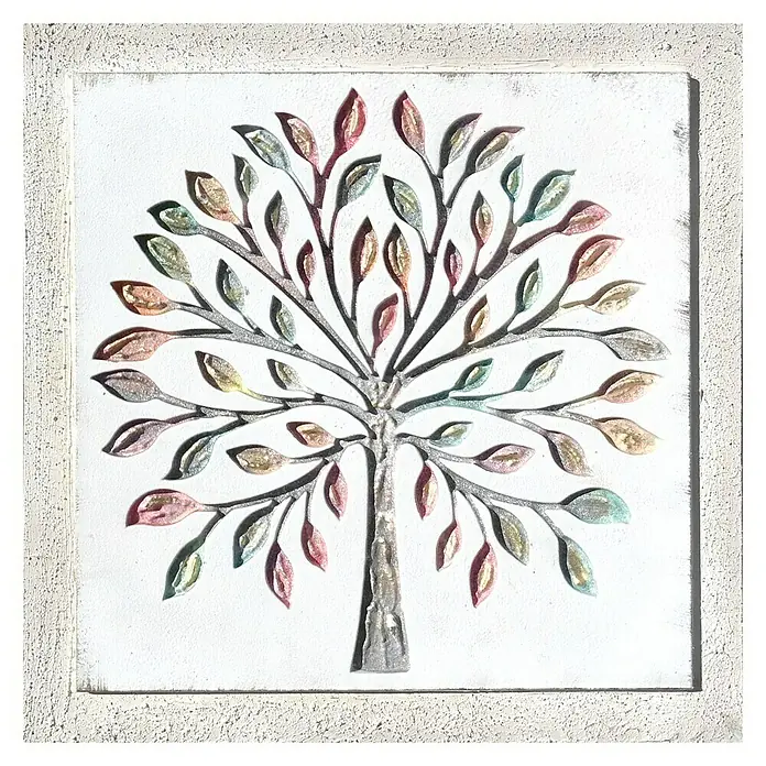 Cuadro con relieve Naturaleza - Nature, An x Al: 40 x 40 cm