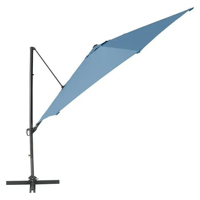 Sunfun Ampelschirm Florenz - Blau, Durchmesser: 350 cm