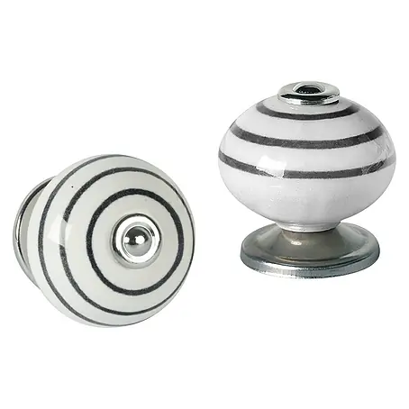 Rei  Set de pomos para muebles Rayas