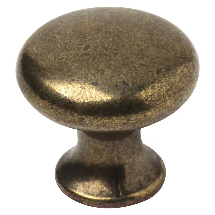 Rei Set de pomos para muebles - 4 pzs., Ø x Al: 30 x 30 mm, Aluminio