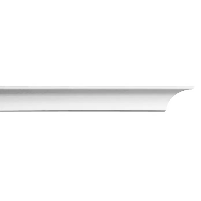 Zierprofil Modern E 51 - 200 cm x 50 mm x 5 cm, Polystyrol XPS - Vorderansicht