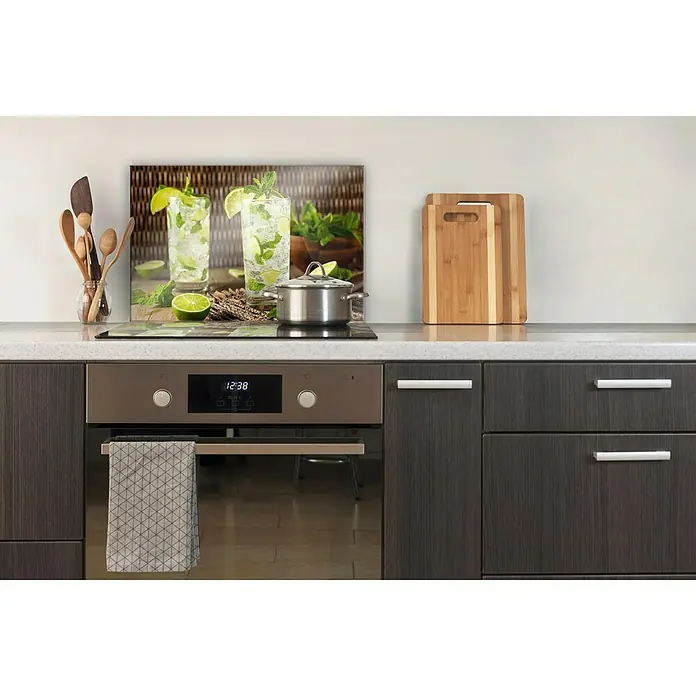 CUCINE Küchenrückwand - Caipirinha, 60 x 40 cm, Stärke: 6 mm, Einscheibensicherheitsglas (ESG) - Vorderansicht
