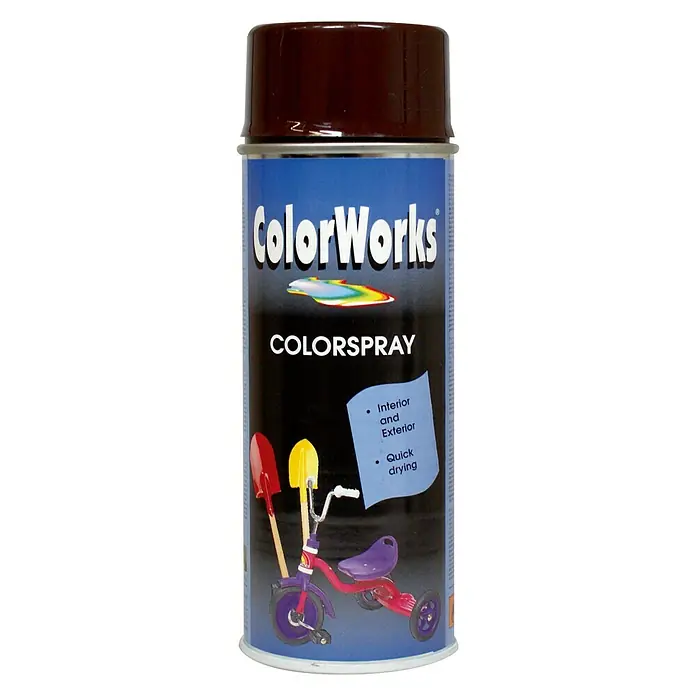 Colorworks Lackspray - Tiefschwarz, Seidenmatt, 400 ml