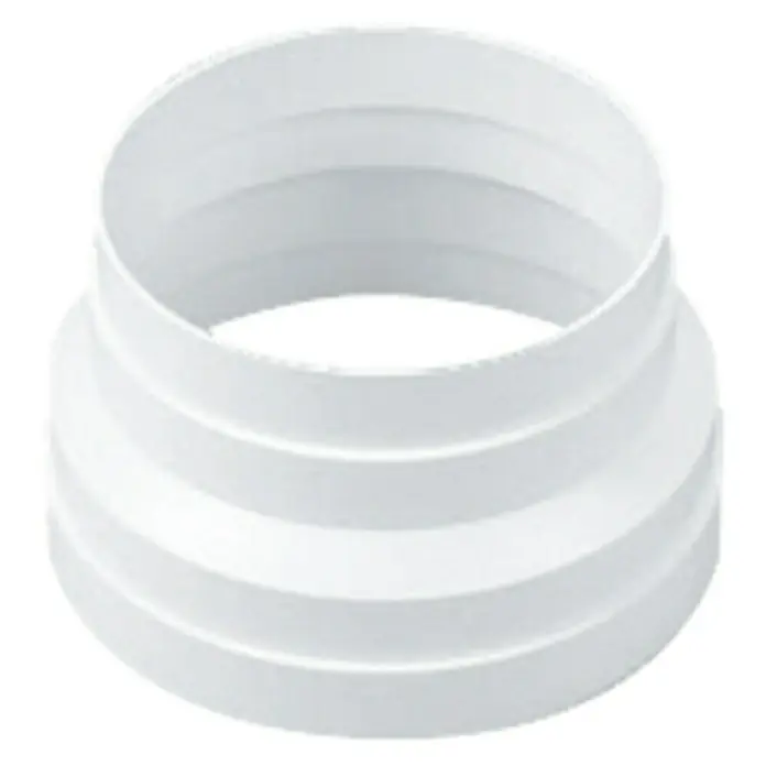 Cono reductor Tubpla - 125 mm - 120 mm, Blanco