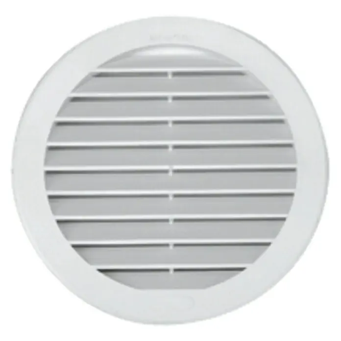 Rejilla de ventilación por encastre - 120 mm, Blanco