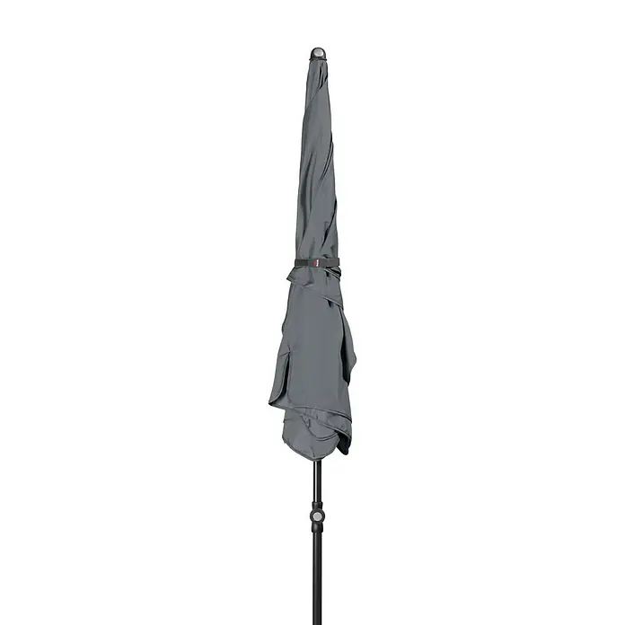 Doppler Sunline Sonnenschirm Sunline Waterproof Neo - Anthrazit, 185 x 120 cm - Rechte Seitenansicht