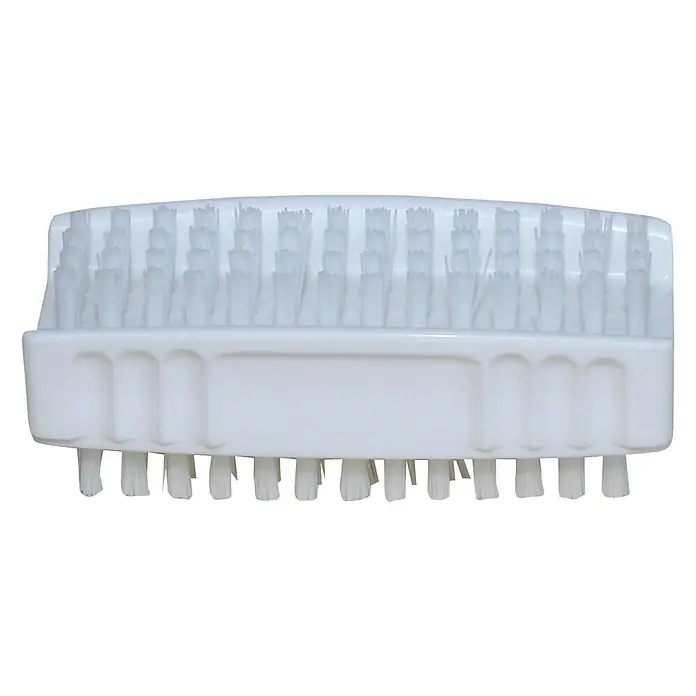 Haug Nagelbürste - Weiß, 8,5 x 4 x 3,3 cm, Material Borsten: Nylon 6.6 - Vorderansicht
