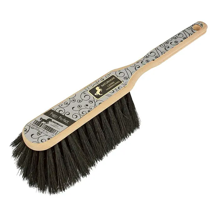 Handfeger Arabica - Material Borsten: Naturhaarmischung, Material Besenkopf: Holz, 32 x 8 x 5 cm - Linke Seitenansicht