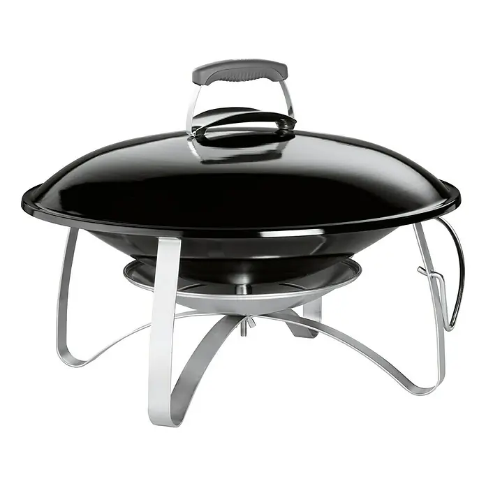 Weber Feuerschale Fireplace - Schwarz, Ø x H: 61,75 x 45,4 cm - Vorderansicht