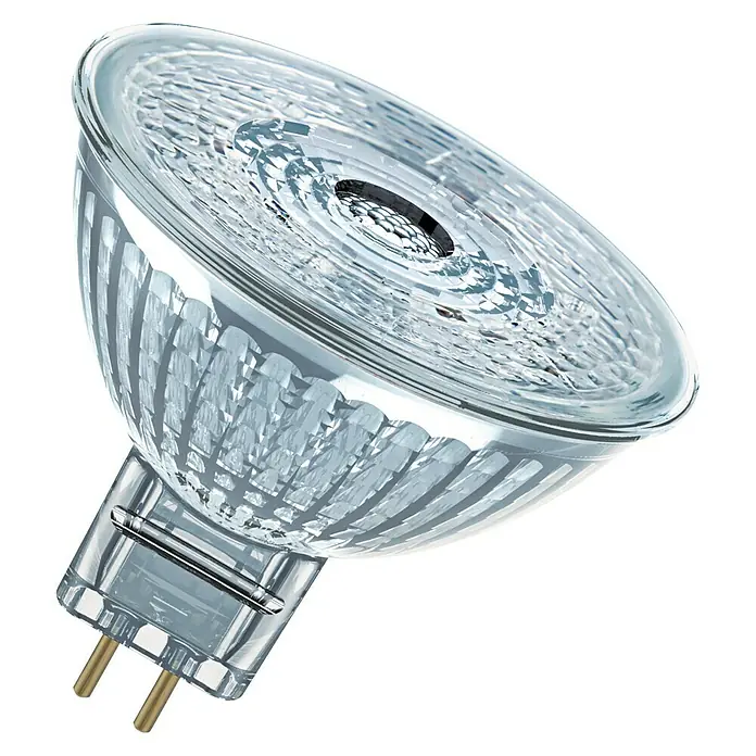 Osram LED reflektorska svjetiljka Superstar MR16 - 3 W, Kut svjetlosnog snopa: 36 °, Topla bijela, Može se prigušiti - Pogled odozgo