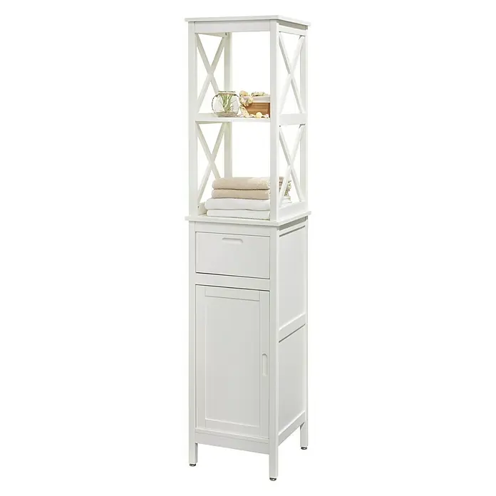 Riva Mia Visoki ormar - 40 x 40 x 183 cm, Bijele boje