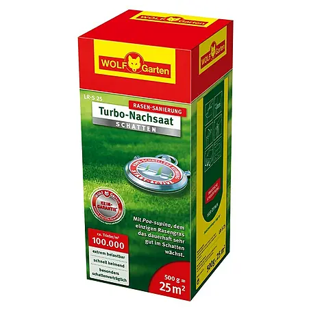 Wolf-Garten  Nachsaat-Rasen Turbo Schatten