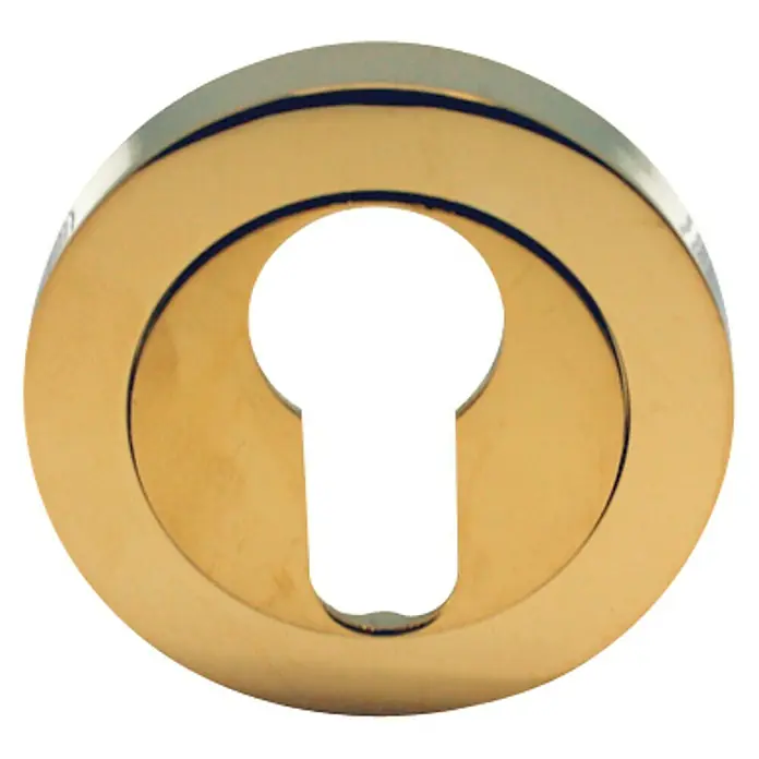 GDK Escudo para cerraduras con bocallave BA 02 - L x An: 50 x 50 mm, Oro