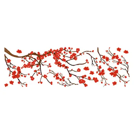Adhesivo para pared Red Ramage