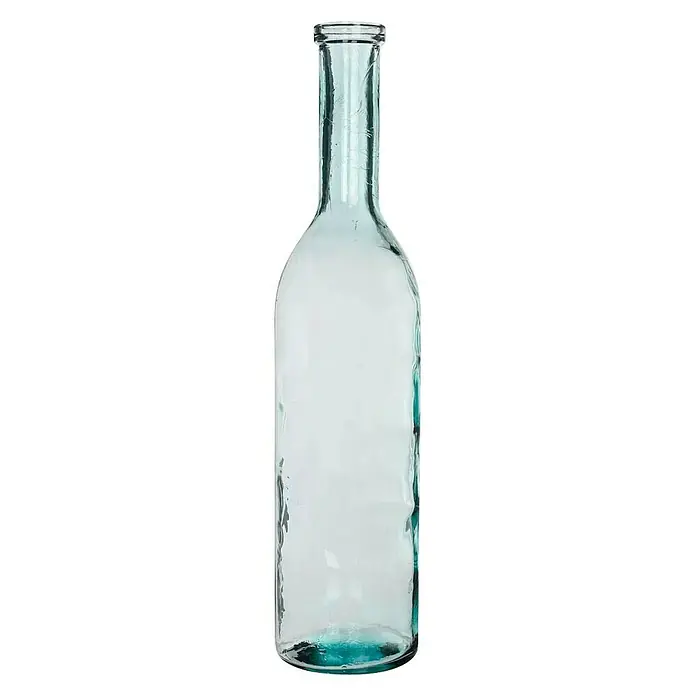 Jarrón de vidrio redondo Rioja - Ø x Al: 18 x 75 cm, Transparente
